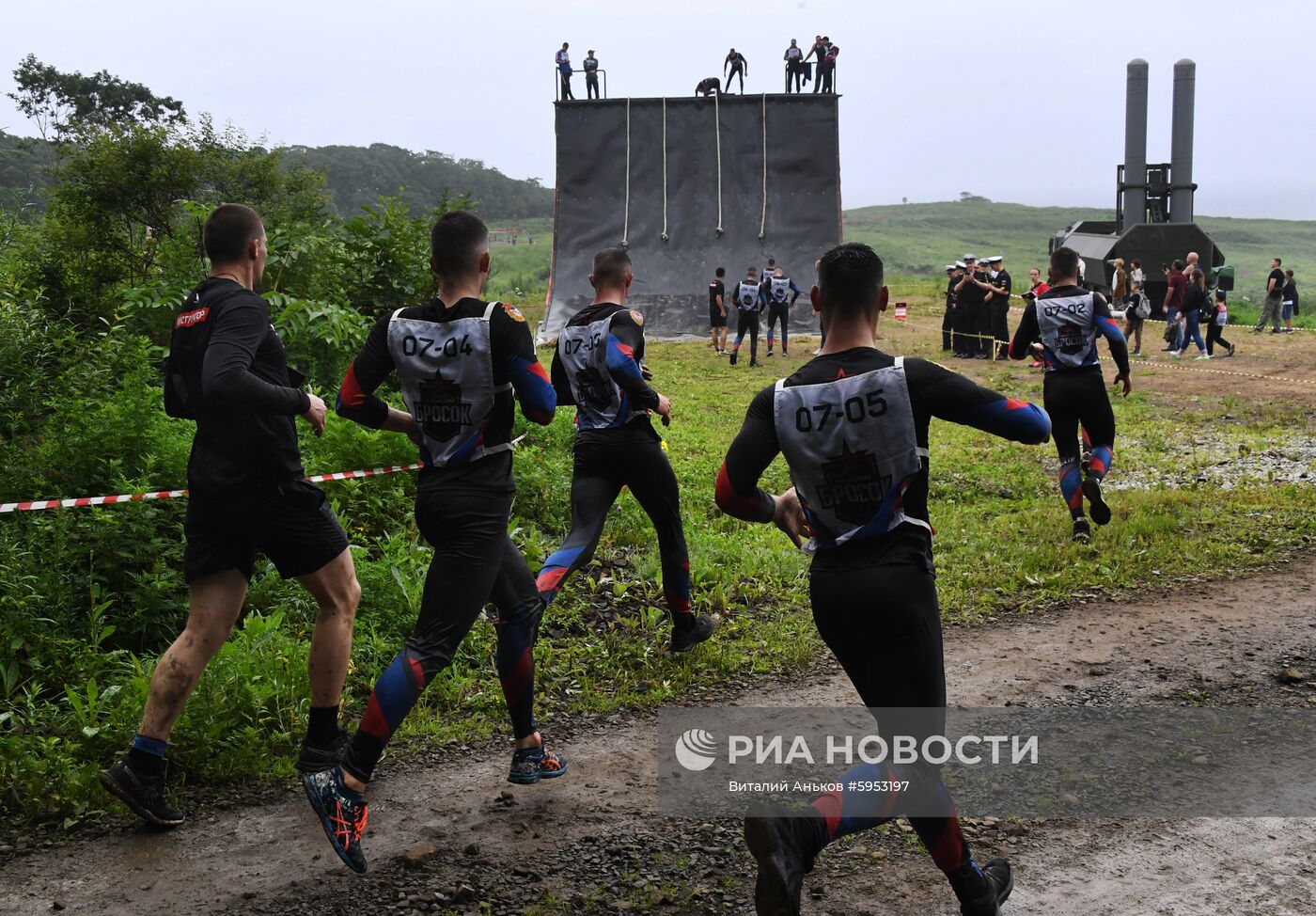 Отборочный этап конкурса "Курсантский бросок" в Приморье