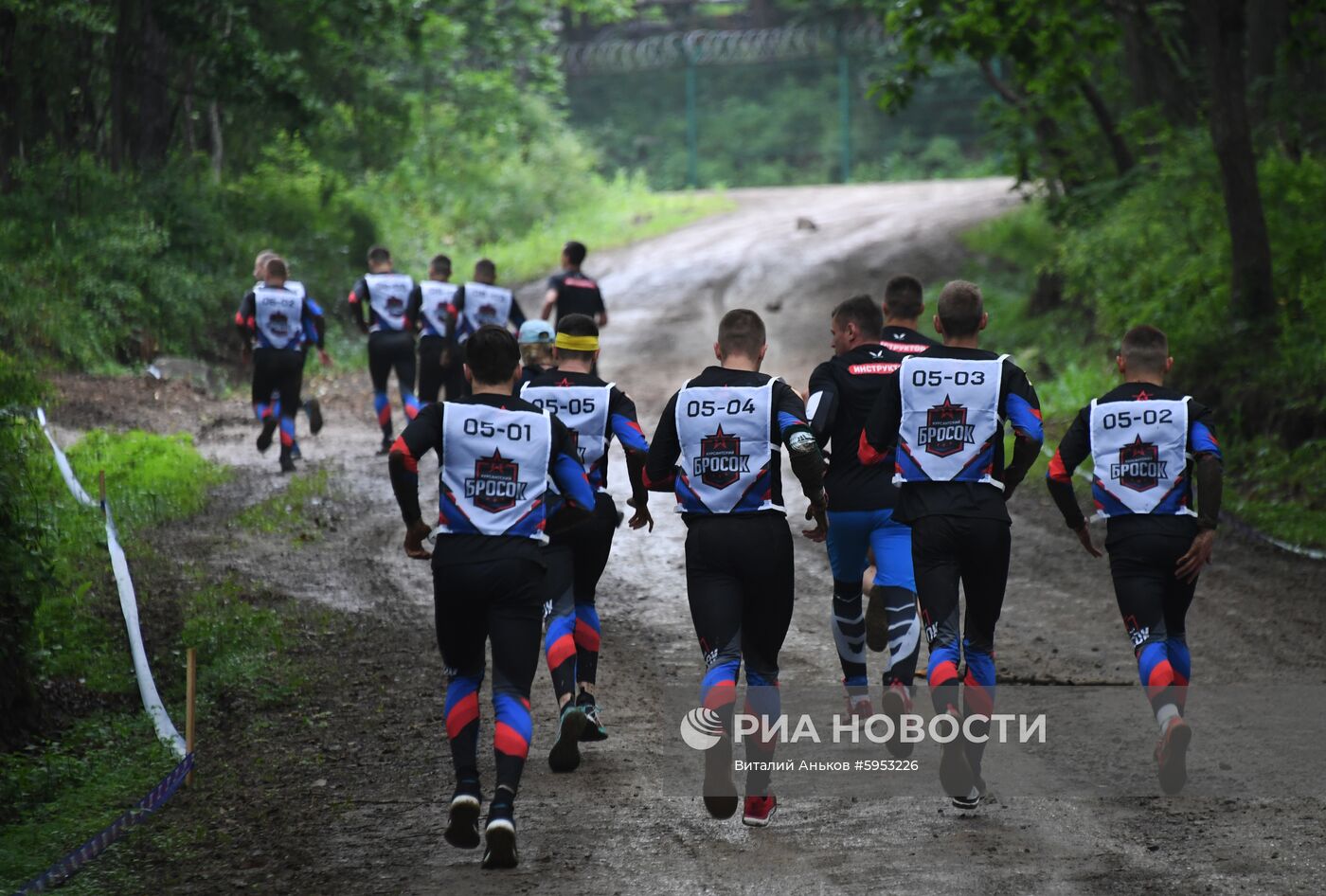 Отборочный этап конкурса "Курсантский бросок" в Приморье