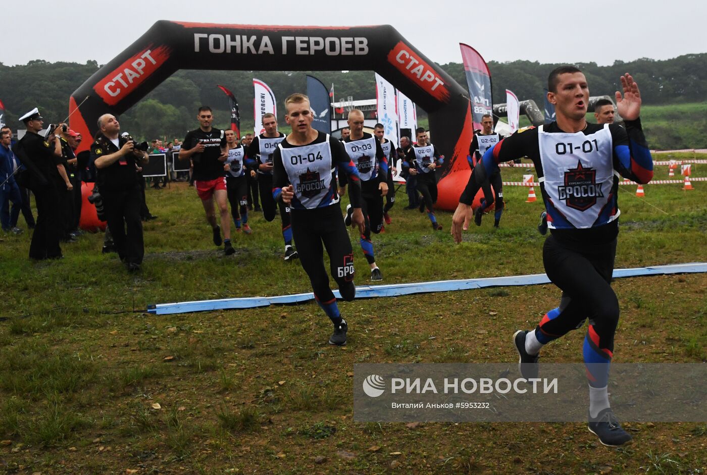 Отборочный этап конкурса "Курсантский бросок" в Приморье