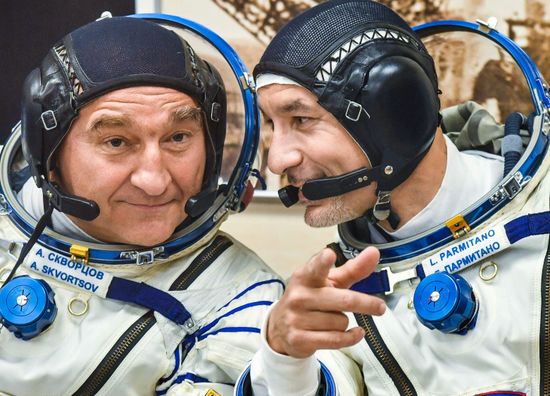 Пуск РН "Союз-ФГ" с ТПК "Сoюз МС-13" 