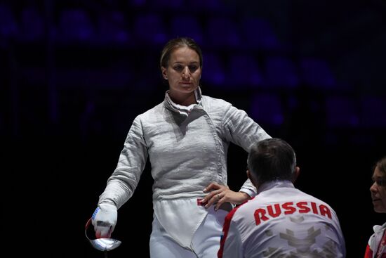 Фехтование. Чемпионат мира. Шестой день