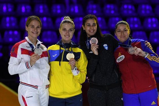 Фехтование. Чемпионат мира. Шестой день