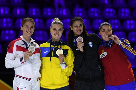 Фехтование. Чемпионат мира. Шестой день