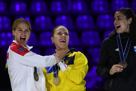 Фехтование. Чемпионат мира. Шестой день