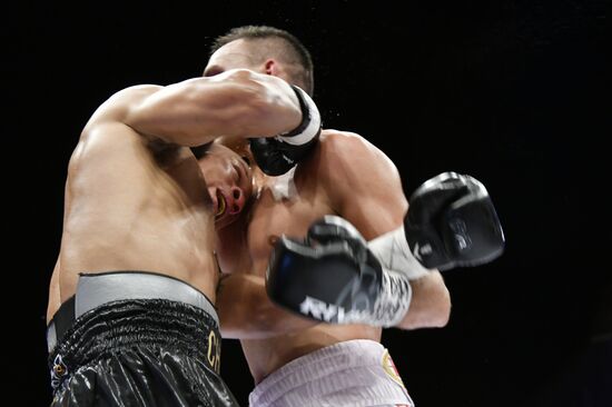 Бокс. Бой М. Власова и А. Чилемба