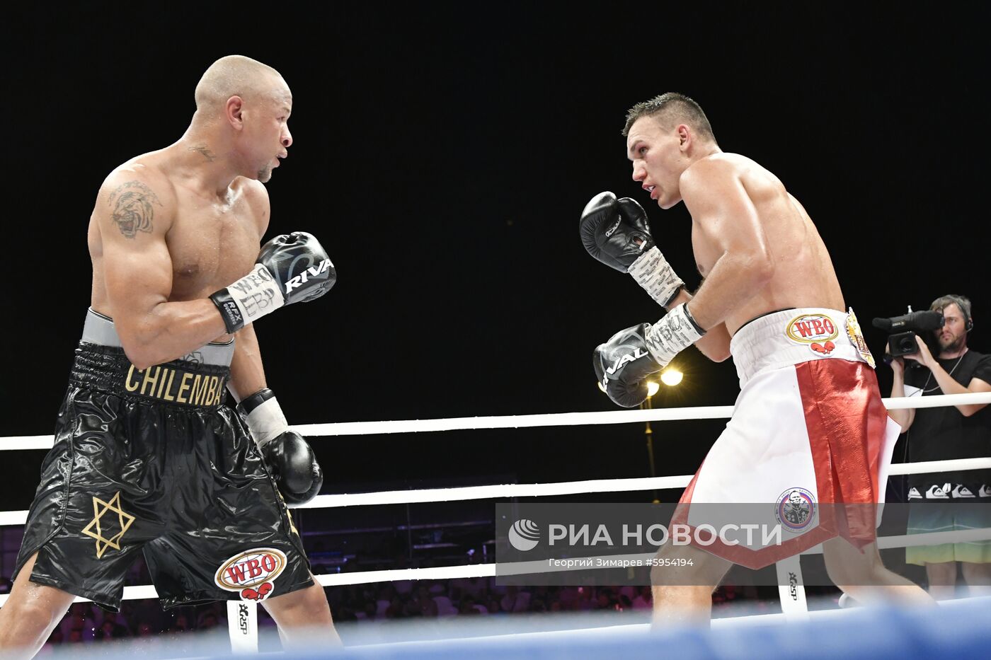 Бокс. Бой М. Власова и А. Чилемба