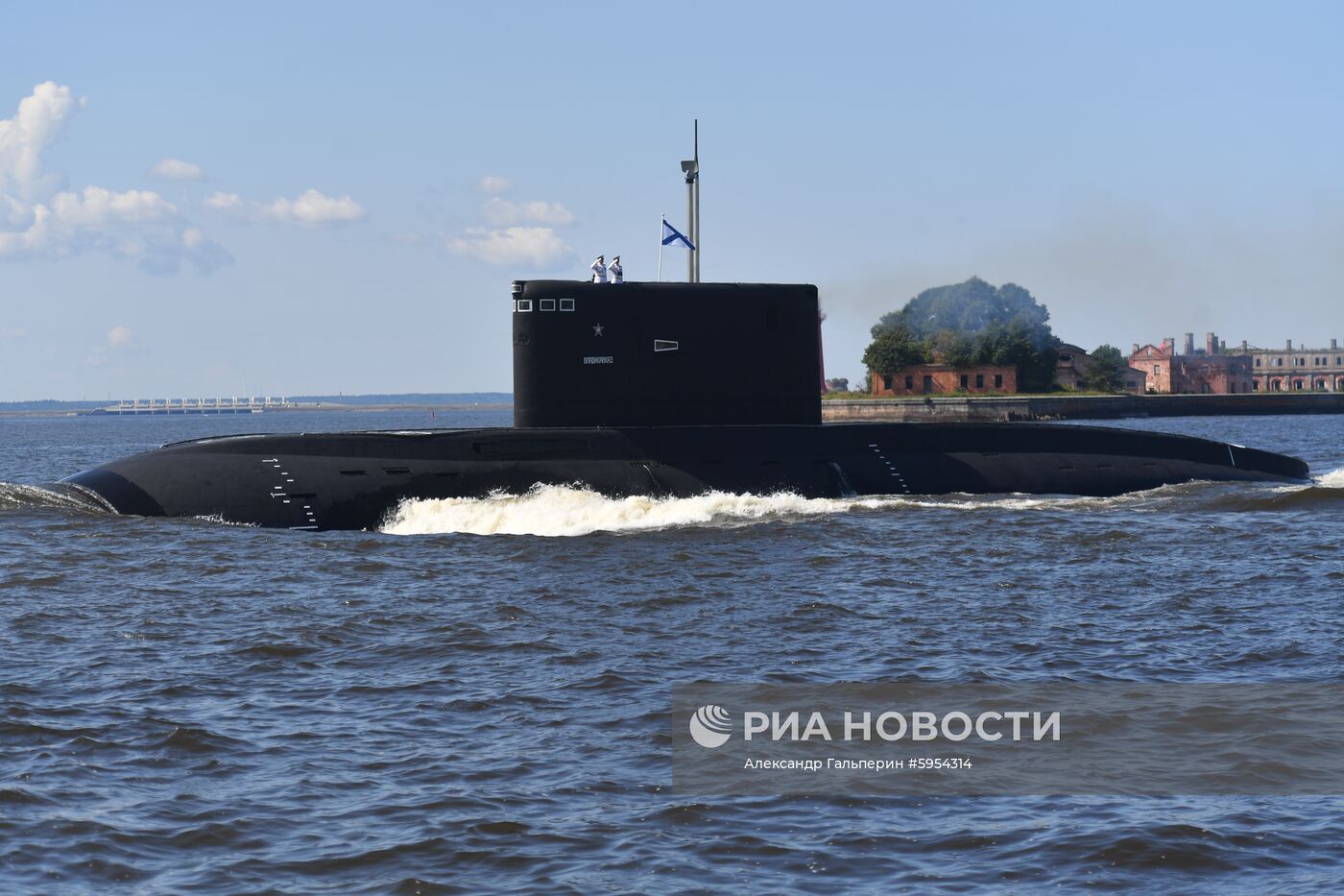 Репетиция парада в честь Дня ВМФ России