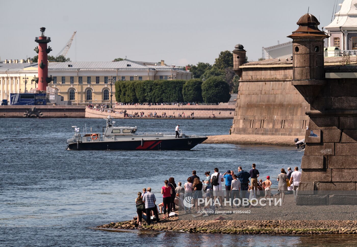 Репетиция парада в честь Дня ВМФ России