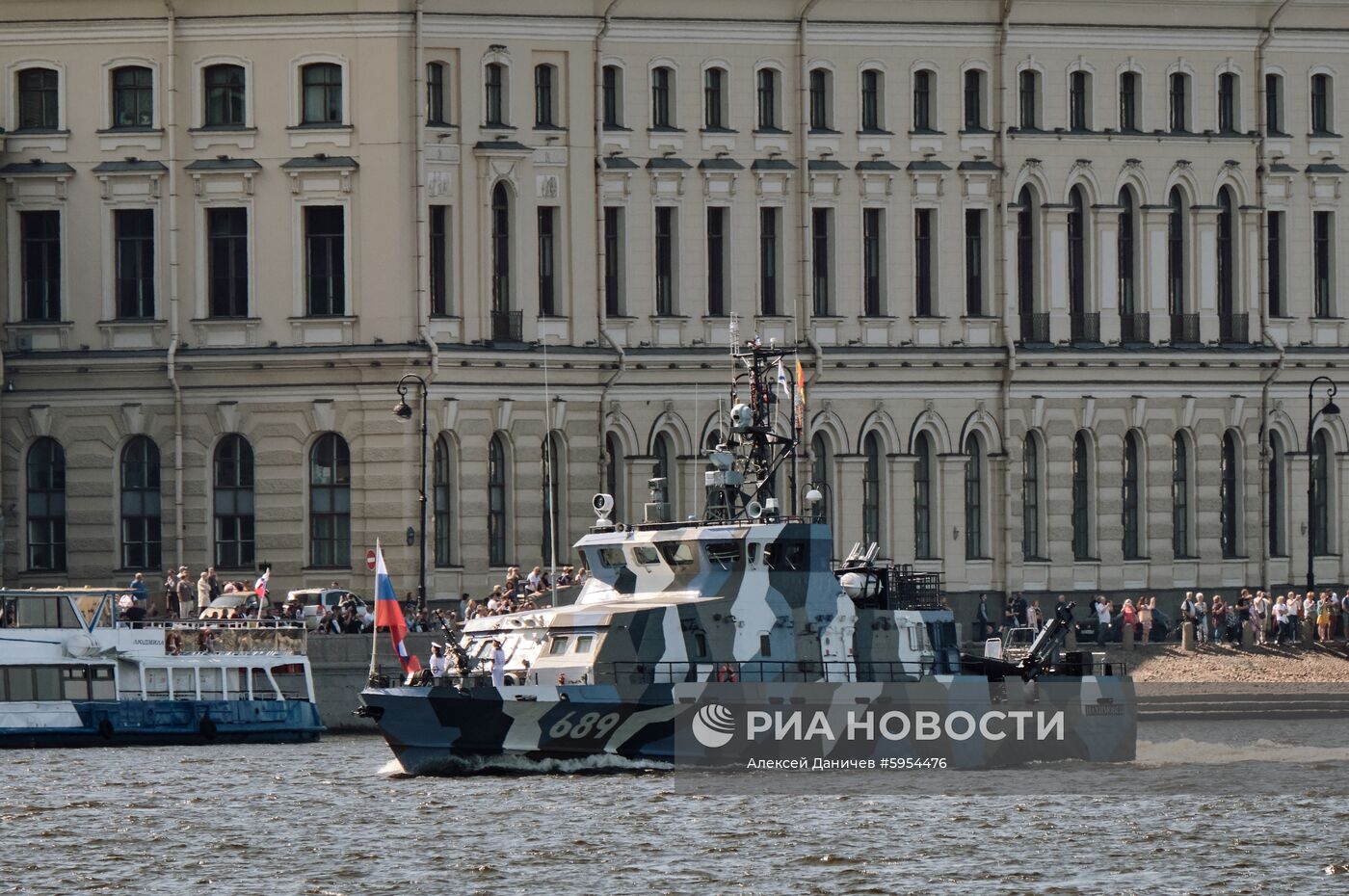 Репетиция парада в честь Дня ВМФ России