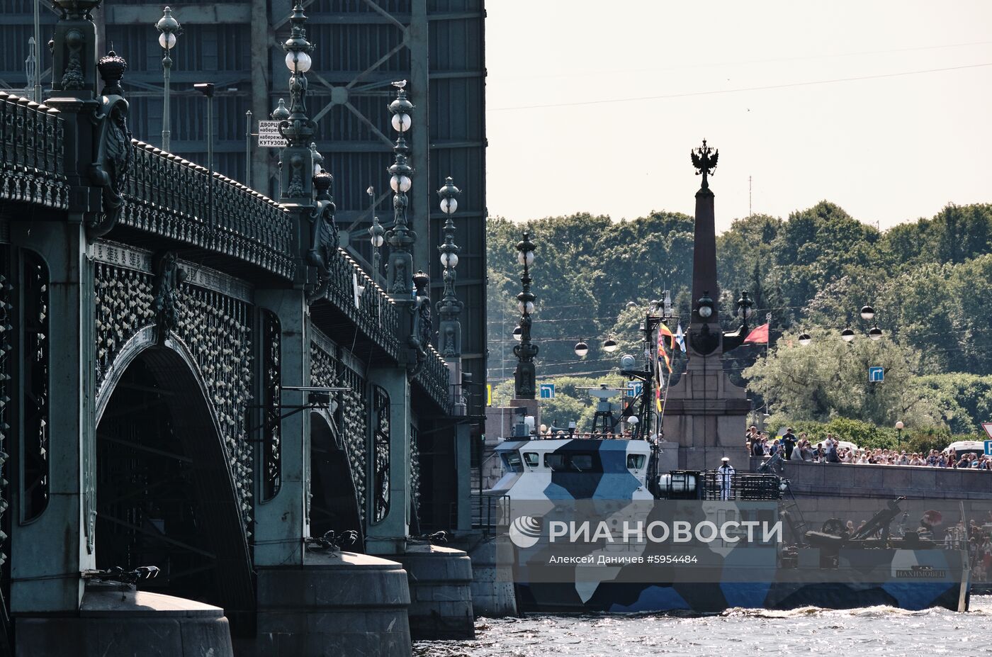 Репетиция парада в честь Дня ВМФ России