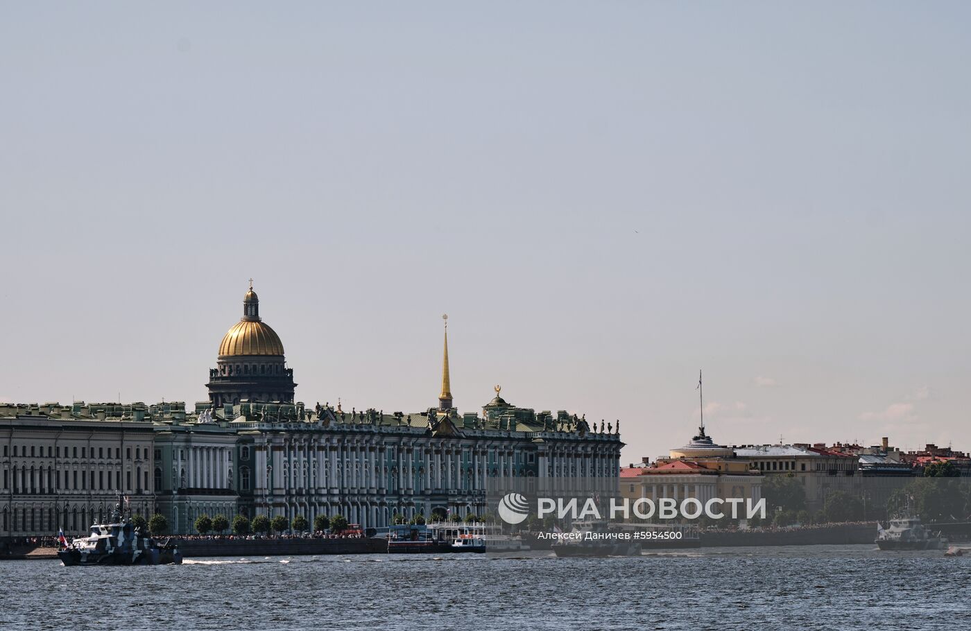 Репетиция парада в честь Дня ВМФ России 