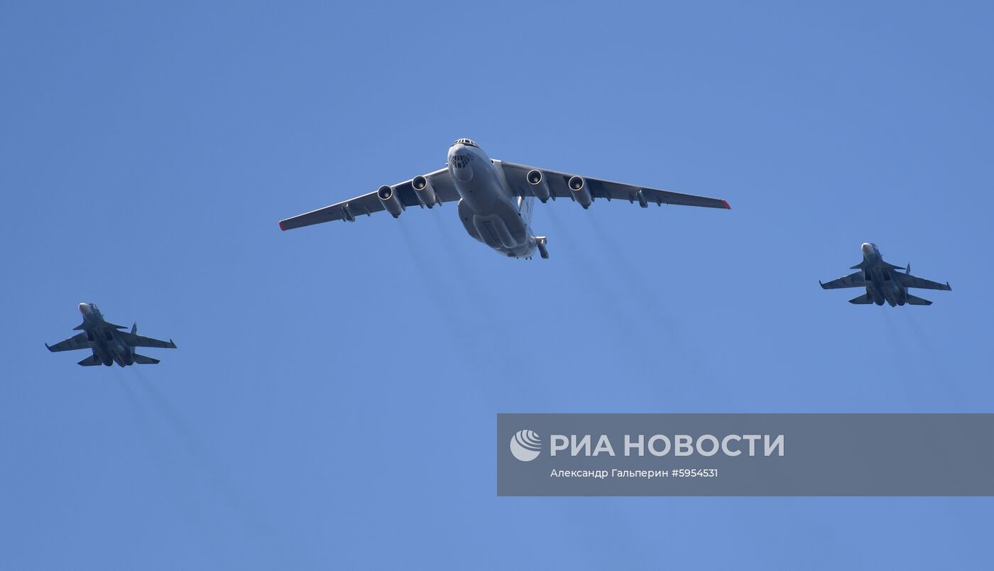 Репетиция парада в честь Дня ВМФ России