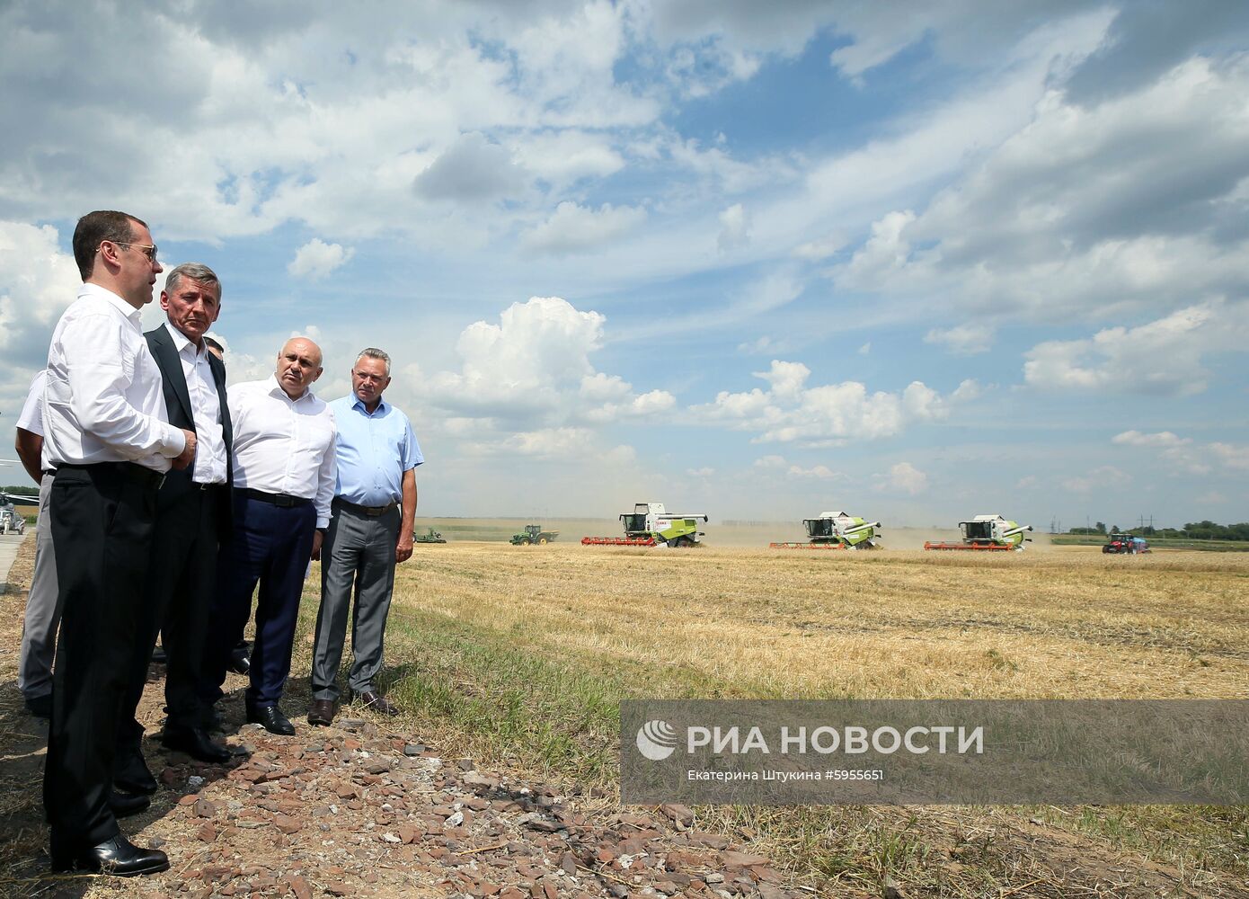 Рабочая поездка премьер-министра РФ Д. Медведева в Курскую область