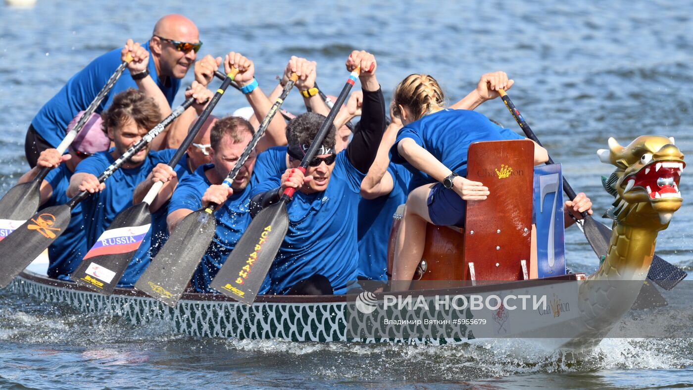 Чемпионат Европы по гребле на лодках "Дракон"