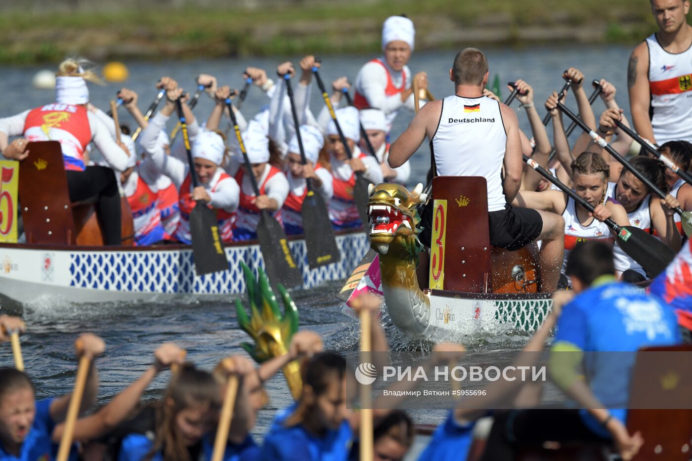 Чемпионат Европы по гребле на лодках "Дракон"