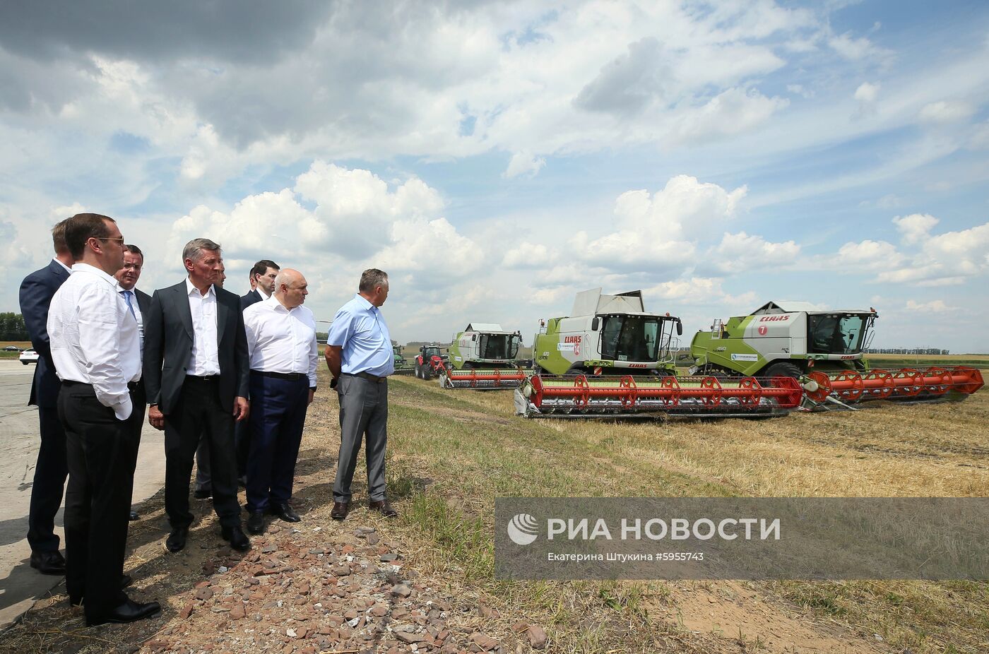 Рабочая поездка премьер-министра РФ Д. Медведева в Курскую область