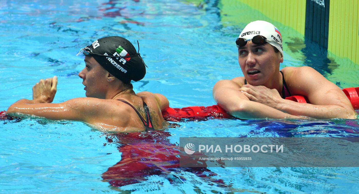Чемпионат мира FINA 2019. Плавание. Второй день