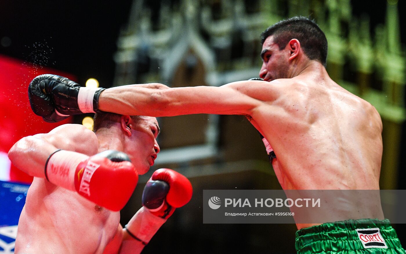 Боксерское шоу на Красной площади