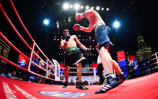 Боксерское шоу на Красной площади