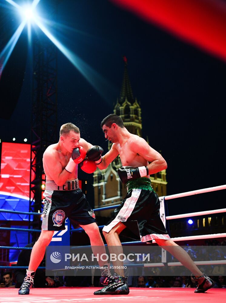 Боксерское шоу на Красной площади