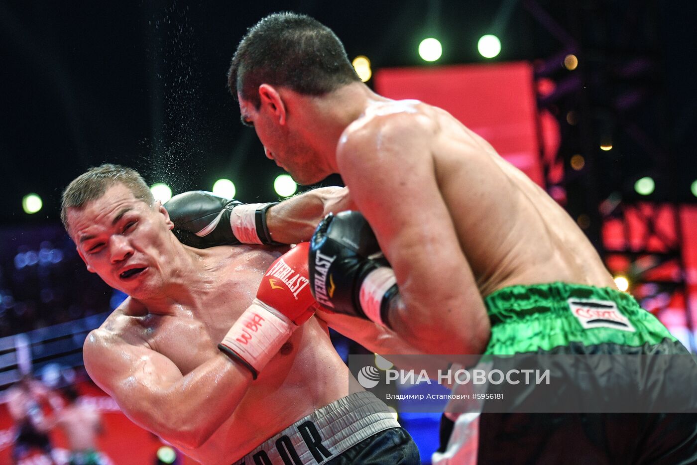 Боксерское шоу на Красной площади