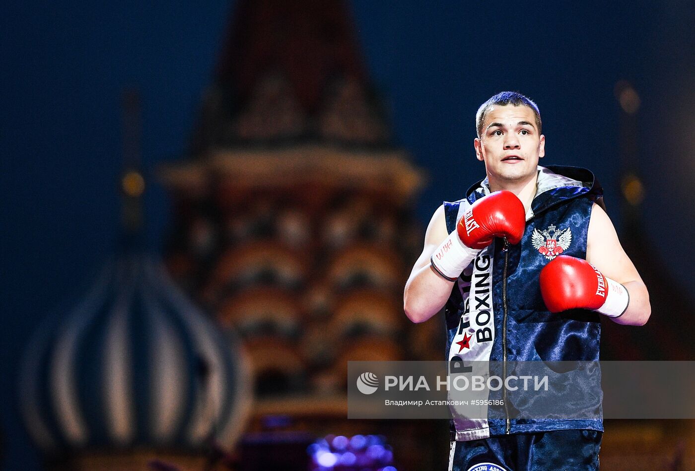 Боксерское шоу на Красной площади