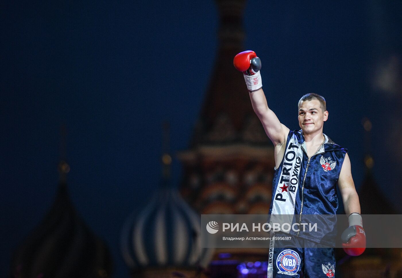 Боксерское шоу на Красной площади