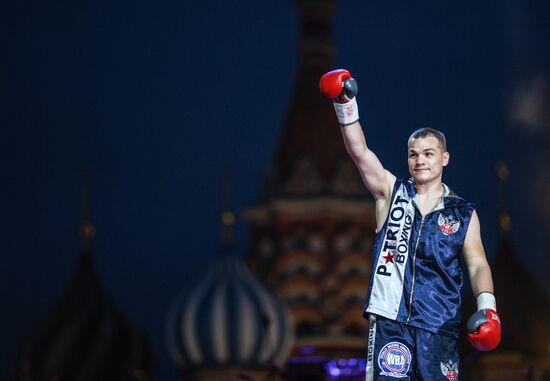 Боксерское шоу на Красной площади