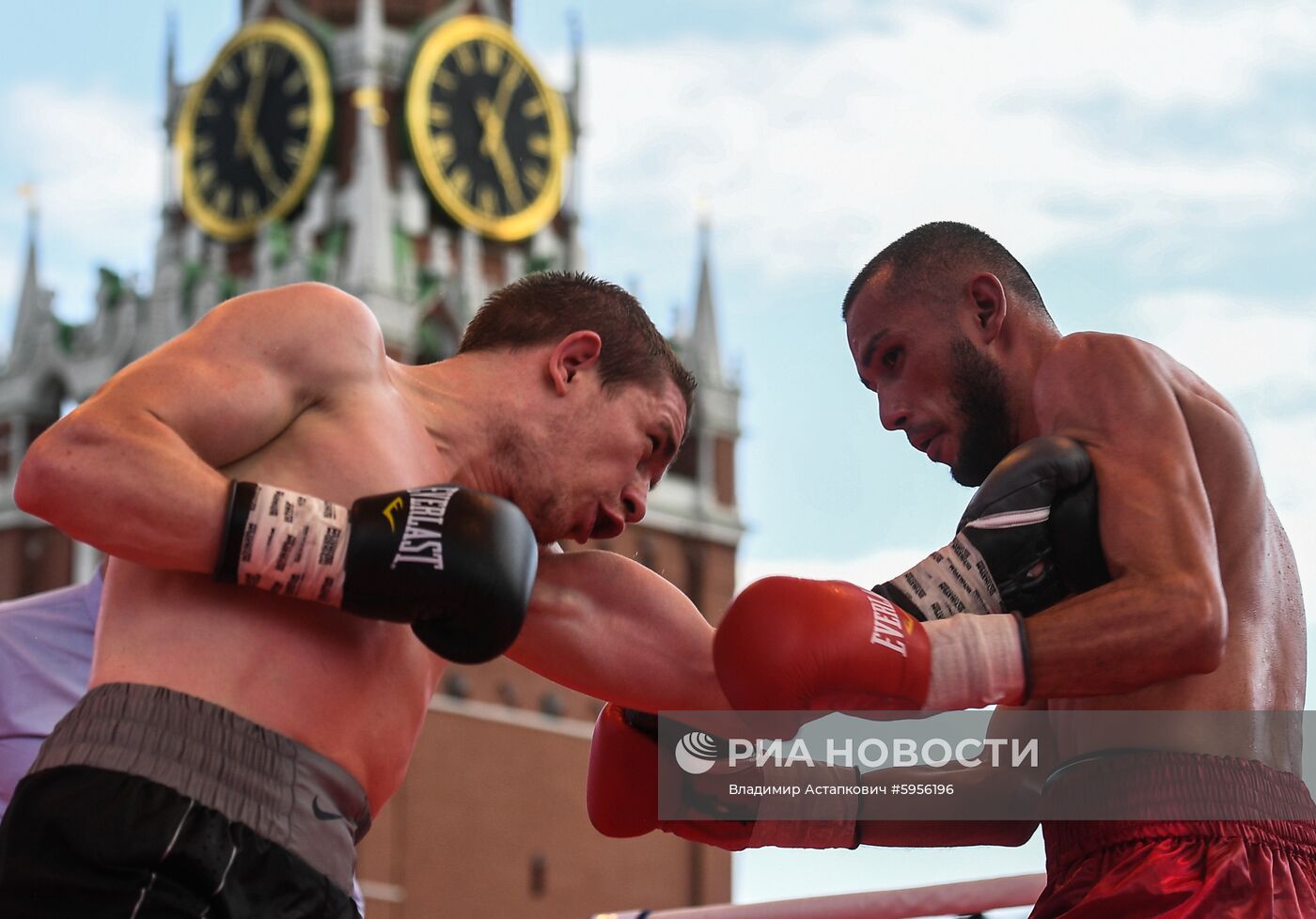 Боксерское шоу на Красной площади