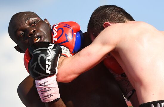 Боксерское шоу на Красной площади