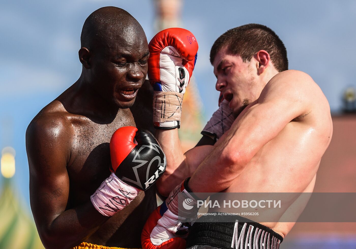 Боксерское шоу на Красной площади