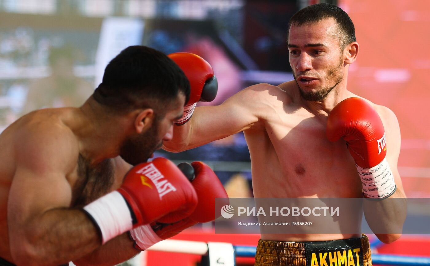 Боксерское шоу на Красной площади