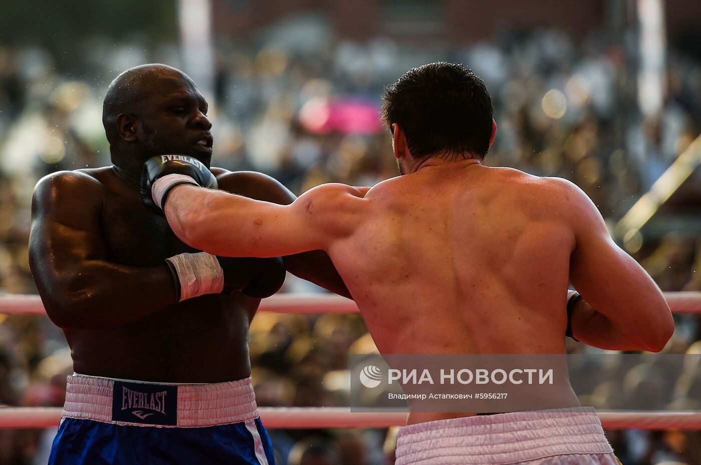 Боксерское шоу на Красной площади