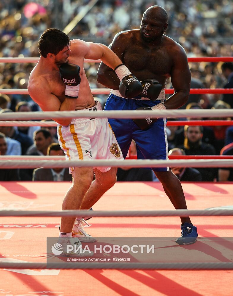 Боксерское шоу на Красной площади