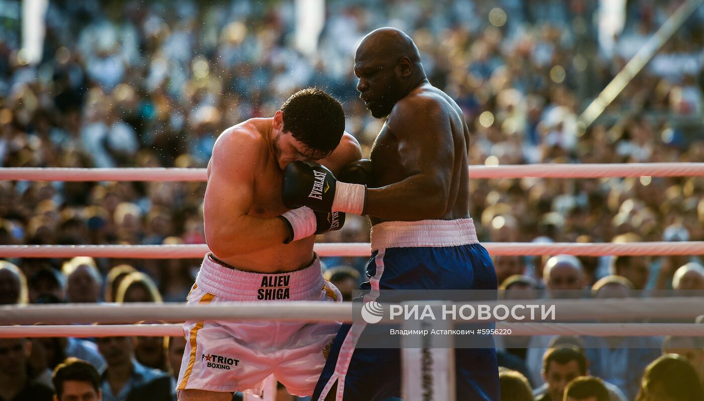 Боксерское шоу на Красной площади