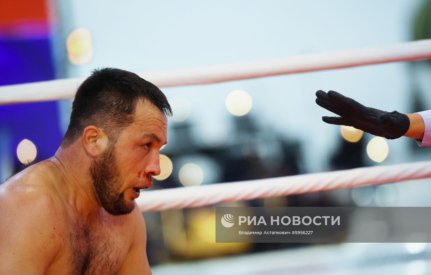 Боксерское шоу на Красной площади