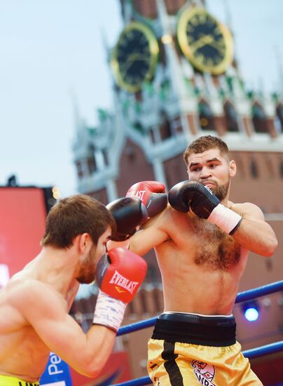 Боксерское шоу на Красной площади