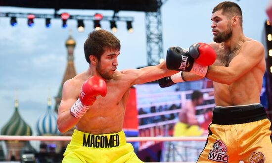 Боксерское шоу на Красной площади