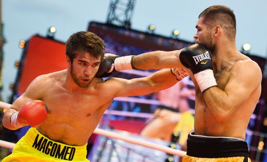 Боксерское шоу на Красной площади