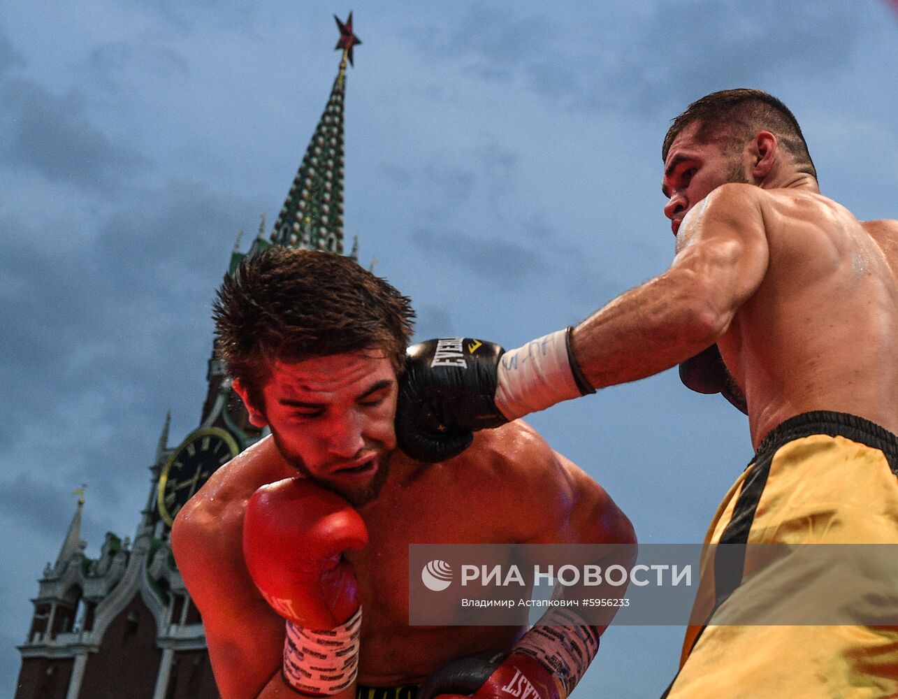 Боксерское шоу на Красной площади