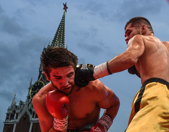 Боксерское шоу на Красной площади