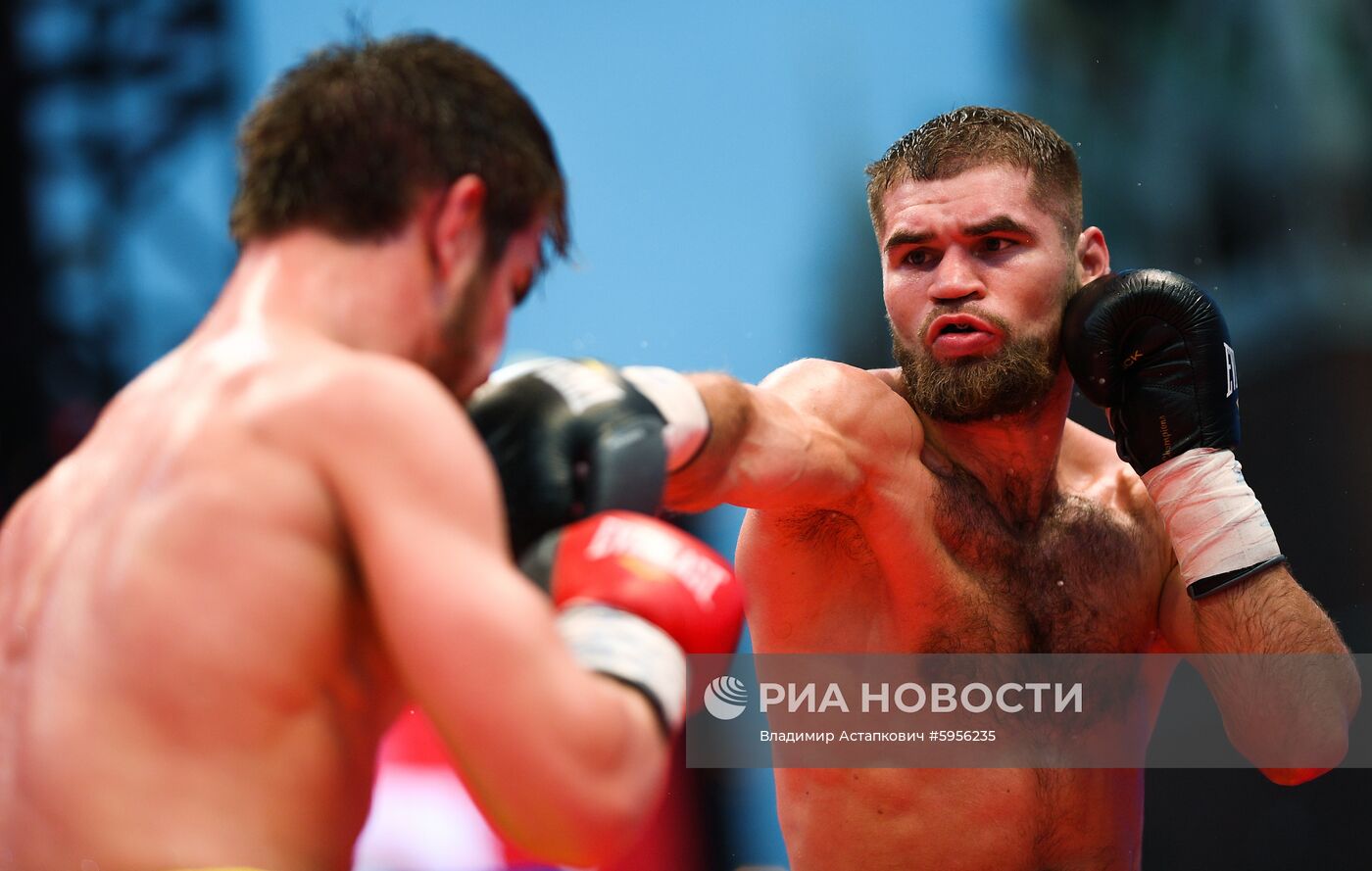 Боксерское шоу на Красной площади