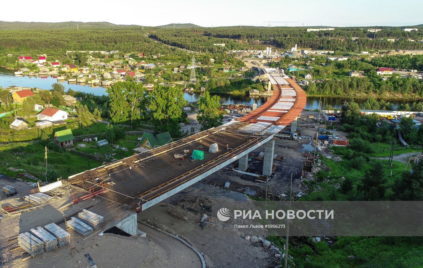 Реконструкция моста через канал Княжегубской ГЭС в Мурманской области