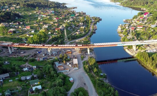 Реконструкция моста через канал Княжегубской ГЭС в Мурманской области