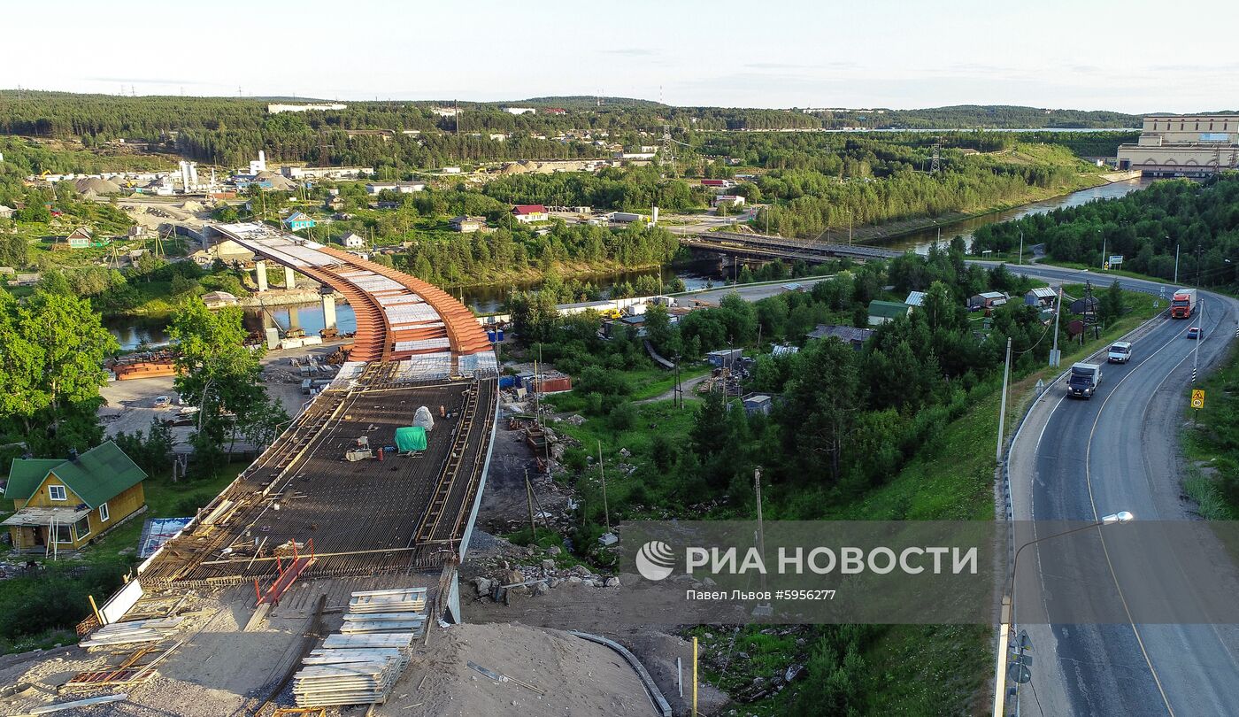 Реконструкция моста через канал Княжегубской ГЭС в Мурманской области