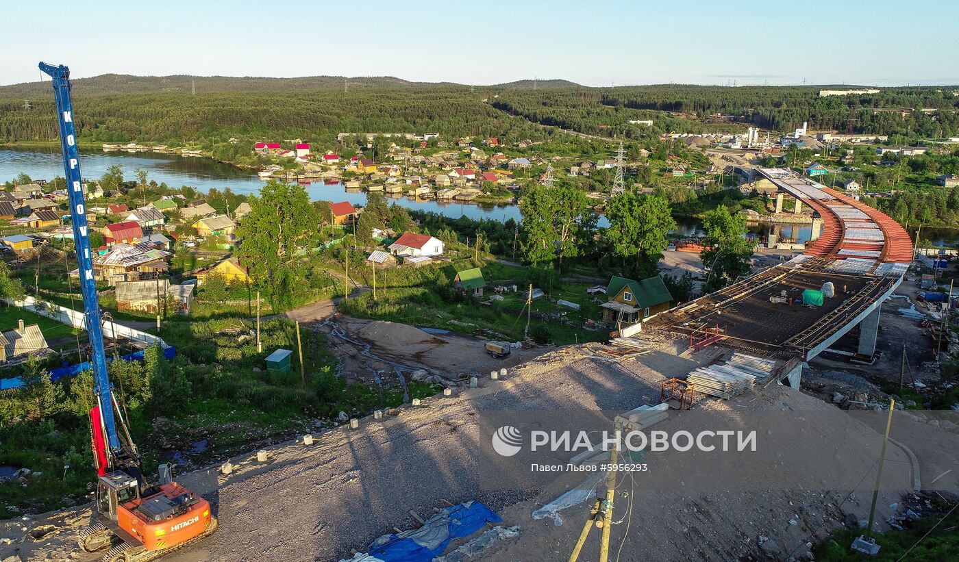 Реконструкция моста через канал Княжегубской ГЭС в Мурманской области