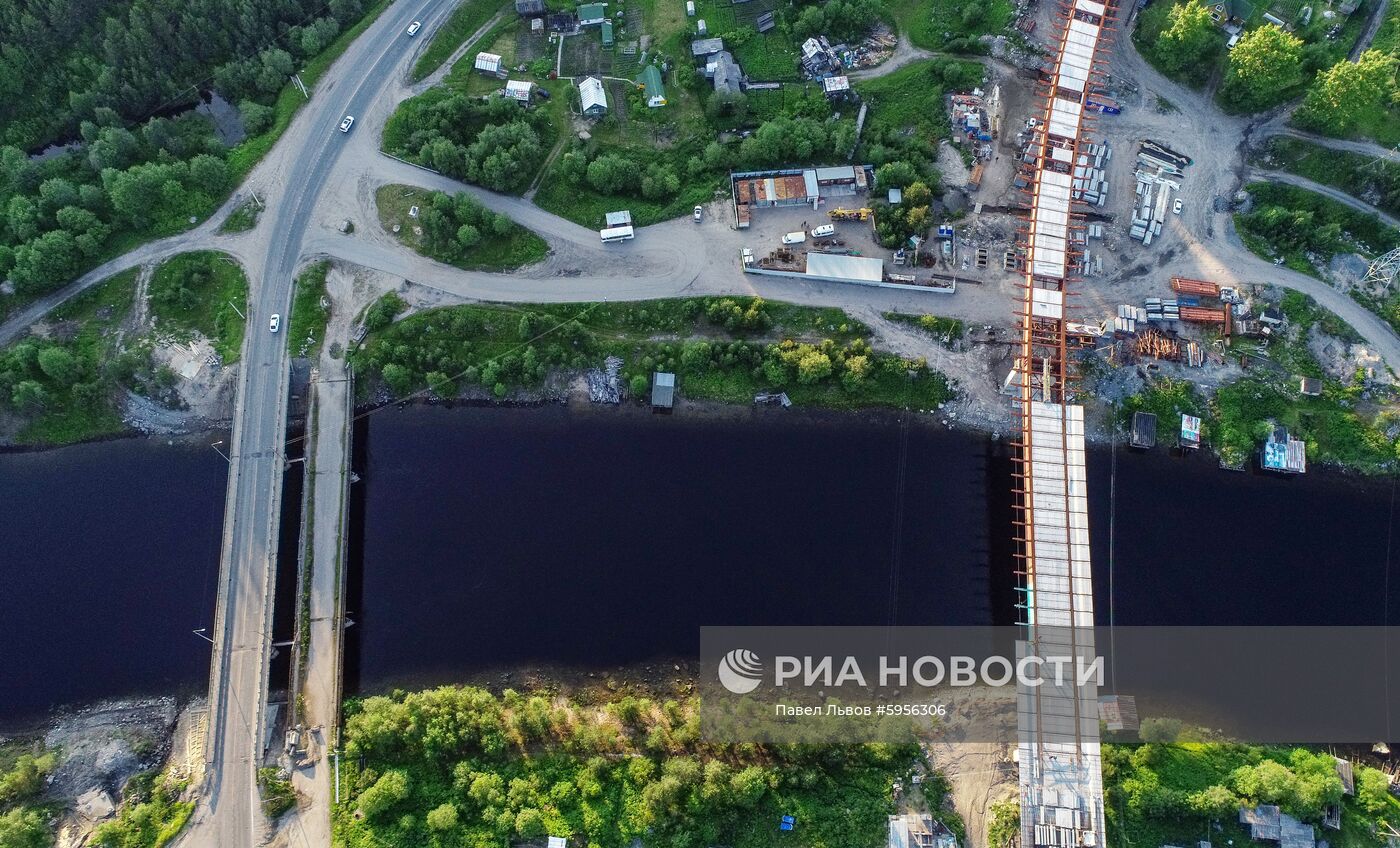 Реконструкция моста через канал Княжегубской ГЭС в Мурманской области