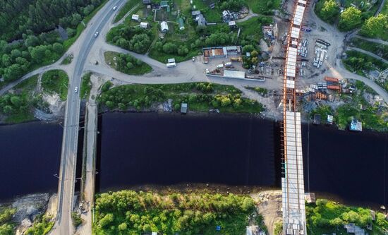 Реконструкция моста через канал Княжегубской ГЭС в Мурманской области