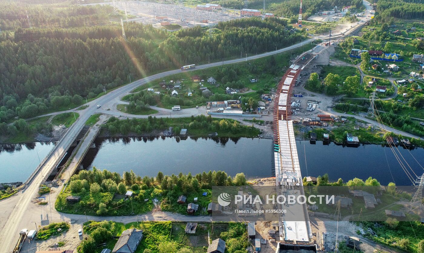 Реконструкция моста через канал Княжегубской ГЭС в Мурманской области