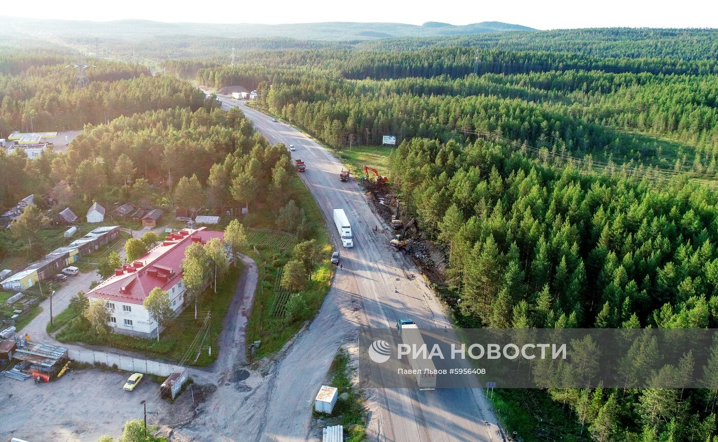 Реконструкция моста через канал Княжегубской ГЭС в Мурманской области